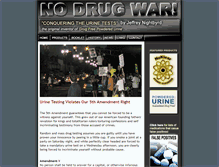 Tablet Screenshot of nodrugwar.org